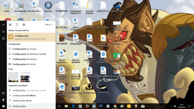 Configurações Windows 10