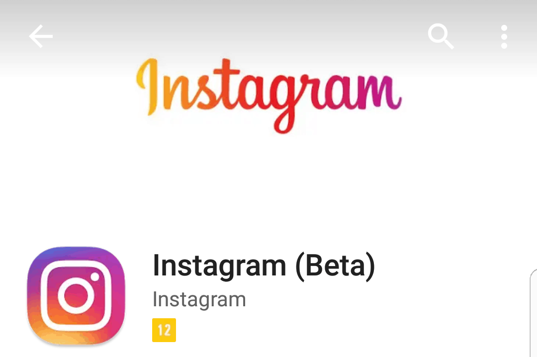 Instagram App Google Play Store
