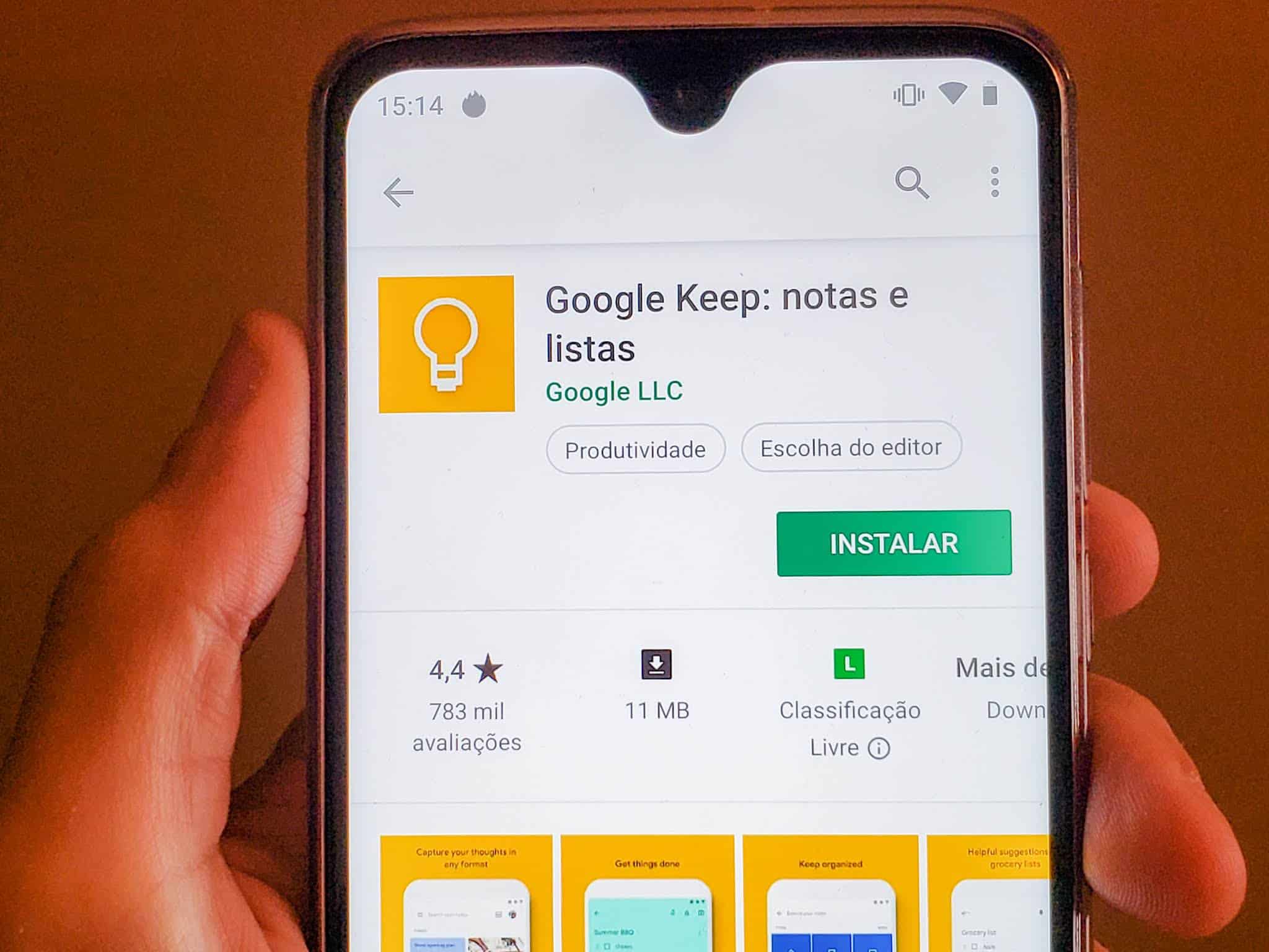 App Google Keep Smartphone Android
